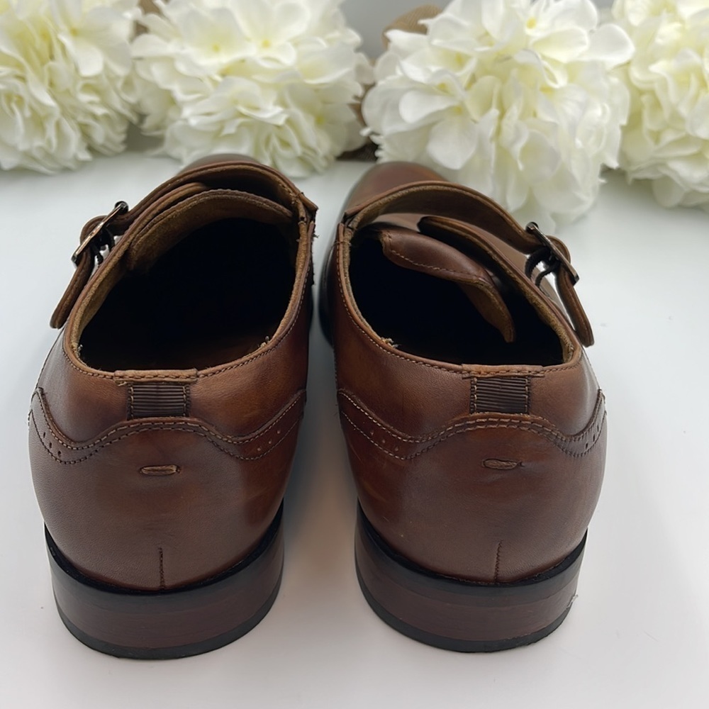 Florsheim Sorrento Monk Strap Slip-On brown Men’s shoe size 10M - Picture 4 of 9